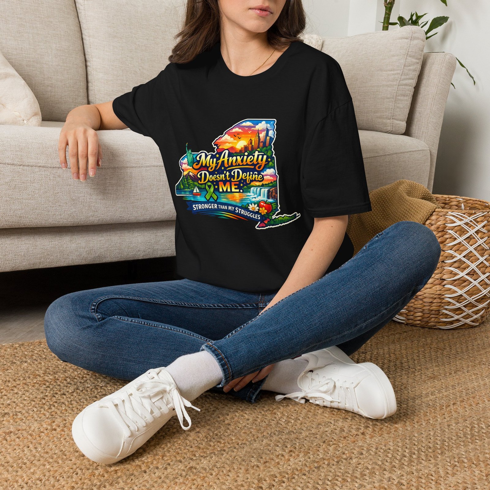 Anxiety Awareness T-Shirt — “My Anxiety Doesn’t Define Me” Inspirational Tee - Image 6