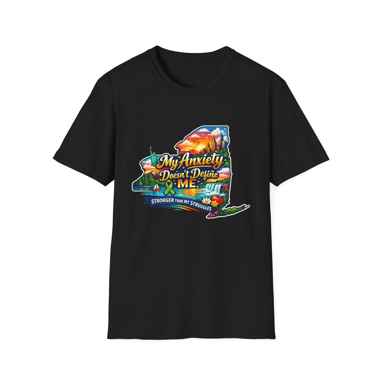 Anxiety Awareness T-Shirt — “My Anxiety Doesn’t Define Me” Inspirational Tee - Image 7