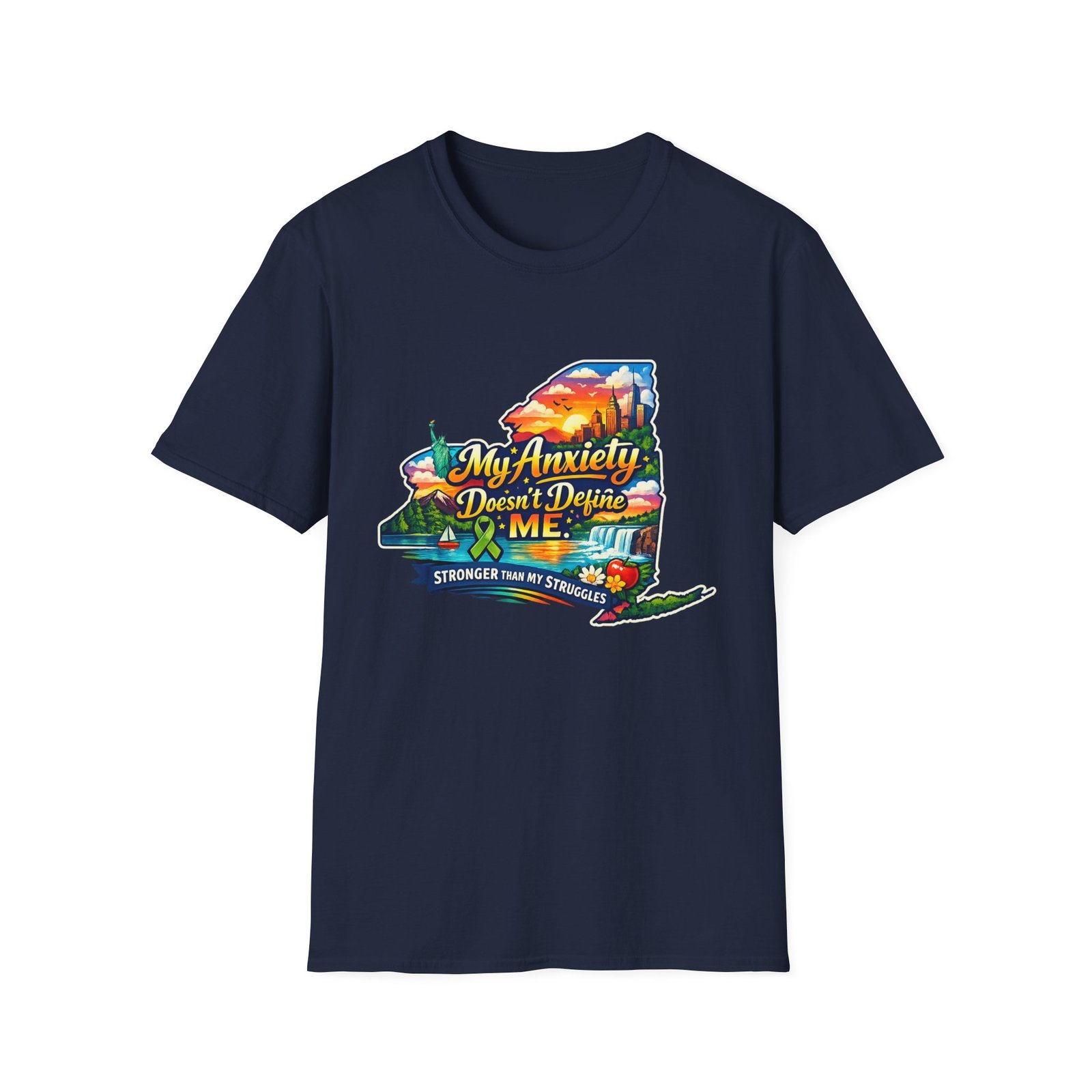 Anxiety Awareness T-Shirt — “My Anxiety Doesn’t Define Me” Inspirational Tee - Image 11