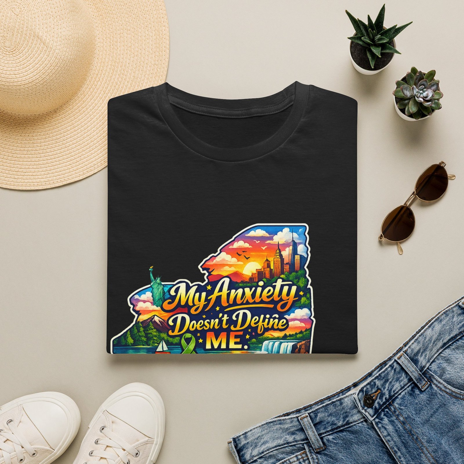 Anxiety Awareness T-Shirt — “My Anxiety Doesn’t Define Me” Inspirational Tee - Image 5