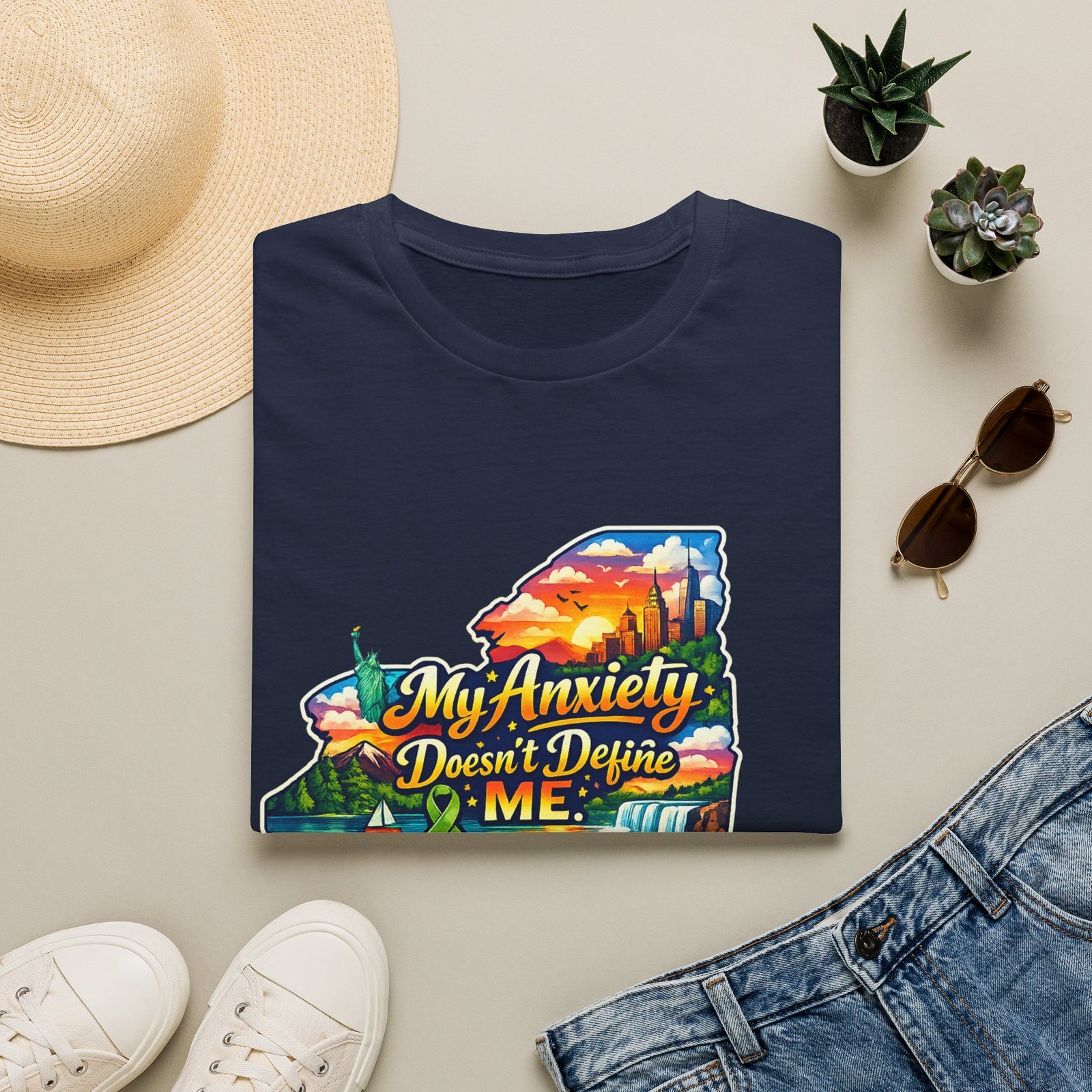 Anxiety Awareness T-Shirt — “My Anxiety Doesn’t Define Me” Inspirational Tee - Image 9